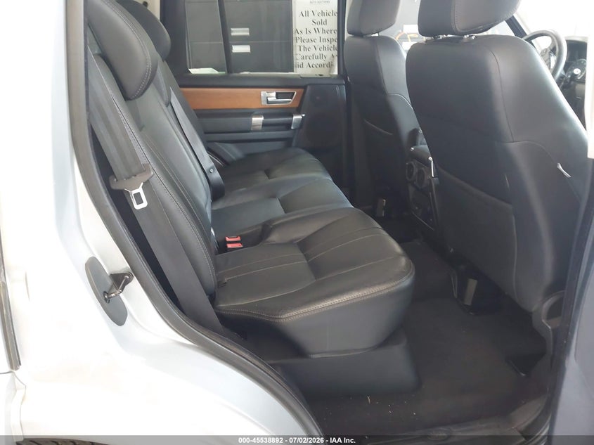 2012 Land rover Lr4 VIN SALAB2D4XCA630591 IAAI salvage auction — FRONT END, Salvage (Virginia), sold $975 on 2026-07-31 (photo 8)