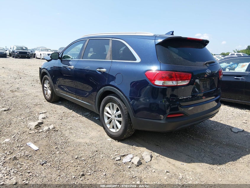 2016 Kia Sorento VIN 5XYPGDA37GG151318 IAAI salvage auction — FRONT END, Clear (Tennessee), sold $925 on 2026-08-02 (photo 3)