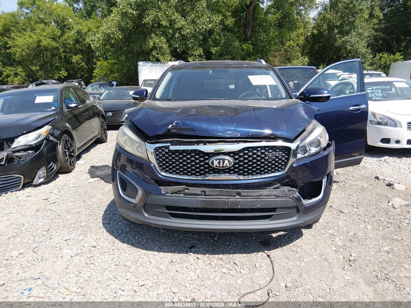 2016 Kia Sorento VIN 5XYPGDA37GG151318 IAAI salvage auction — FRONT END, Clear (Tennessee), sold $925 on 2026-08-02 (photo 6)