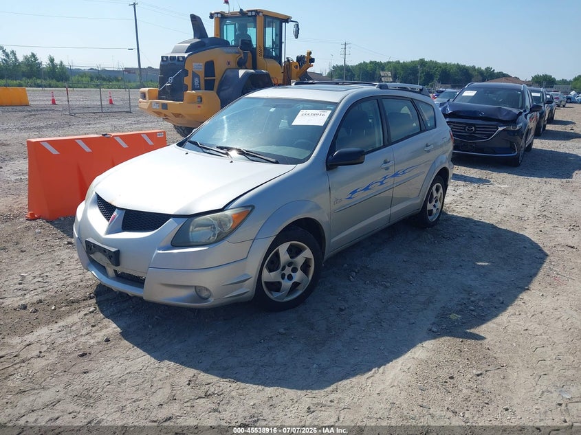 2004 Pontiac Vibe VIN 5Y2SL628X4Z411199 IAAI salvage auction — NORMAL WEAR, Clear-Endorsement (Wisconsin), sold $275 on 2026-07-16 (photo 2)
