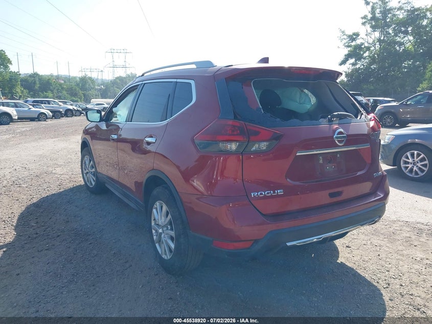 2018 Nissan Rogue VIN 5N1AT2MV3JC770167 IAAI salvage auction — FRONT END, Salvage Title, sold $1,400 on 2026-08-03 (photo 3)