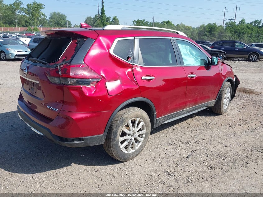 2018 Nissan Rogue VIN 5N1AT2MV3JC770167 IAAI salvage auction — FRONT END, Salvage Title, sold $1,400 on 2026-08-03 (photo 4)