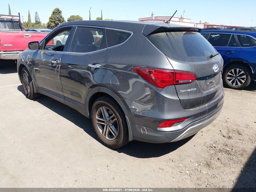 2018 Hyundai Santa fe VIN 5XYZT3LB8JG512324 IAAI salvage auction — THEFT, Salvage (California), sold $3,925 on 2026-07-16 (photo 3)