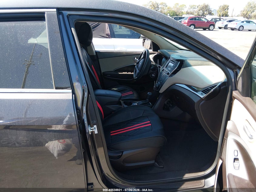 2018 Hyundai Santa fe VIN 5XYZT3LB8JG512324 IAAI salvage auction — THEFT, Salvage (California), sold $3,925 on 2026-07-16 (photo 5)