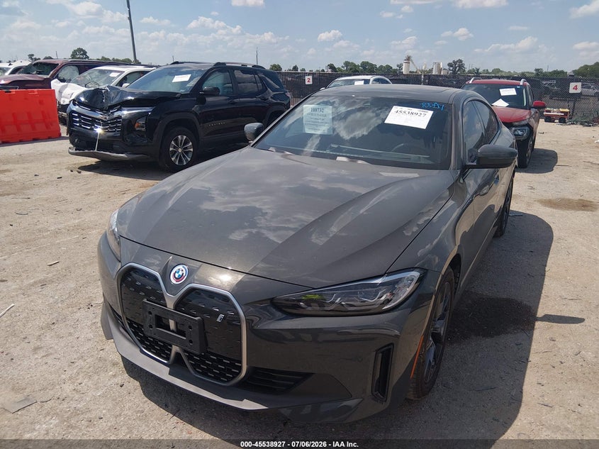 2023 BMW I4 VIN WBY73AW05PFP44766 IAAI salvage auction — REAR END, Original (Texas), sold $15,600 on 2026-08-02 (photo 2)