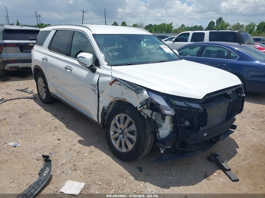 2024 Hyundai Palisade VIN KM8R24GE1RU714439 IAAI salvage auction — FRONT END, Enterprise Vehicles Clear Only (Texas), sold $11,950 on 2026-07-16 (photo 1)