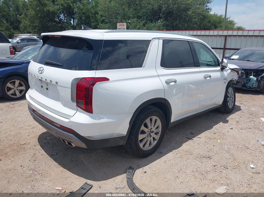 2024 Hyundai Palisade VIN KM8R24GE1RU714439 IAAI salvage auction — FRONT END, Enterprise Vehicles Clear Only (Texas), sold $11,950 on 2026-07-16 (photo 4)