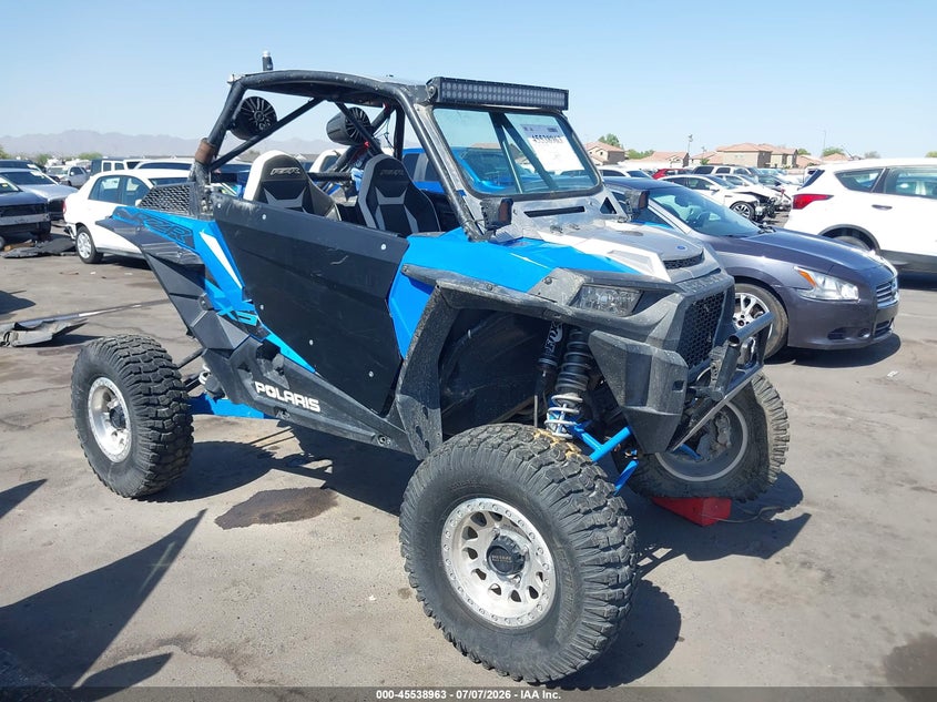 2016 Polaris Rzr VIN 3NSVDE92XGF458084 IAAI salvage auction — ROLLOVER, Salvage (Arizona), sold $3,200 on 2026-08-18 (photo 1)