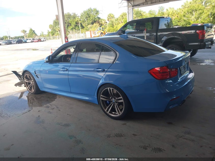 2015 BMW M3 VIN WBS3C9C58FP805673 IAAI salvage auction — FRONT END, Rebuildable (Florida), sold $16,600 on 2026-07-24 (photo 3)
