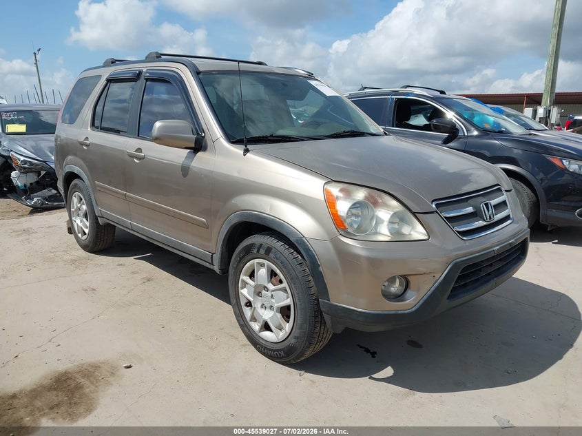 2006 Honda Cr-v VIN JHLRD78926C062341 IAAI salvage auction — NORMAL WEAR, Original (Texas), sold $1,250 on 2026-07-21 (photo 1)
