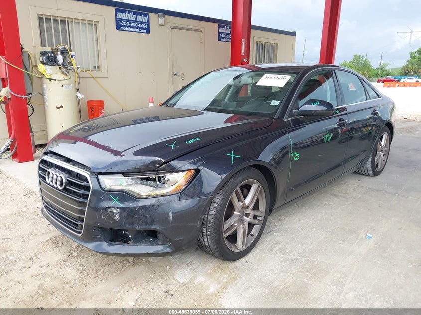 2015 Audi A6 VIN WAUDFAFC7FN026899 IAAI salvage auction — LEFT FRONT, Rebuildable (Florida), sold $2,450 on 2026-07-28 (photo 2)