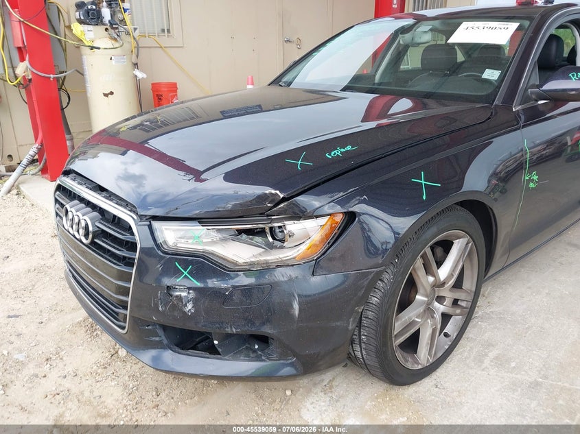 2015 Audi A6 VIN WAUDFAFC7FN026899 IAAI salvage auction — LEFT FRONT, Rebuildable (Florida), sold $2,450 on 2026-07-28 (photo 6)