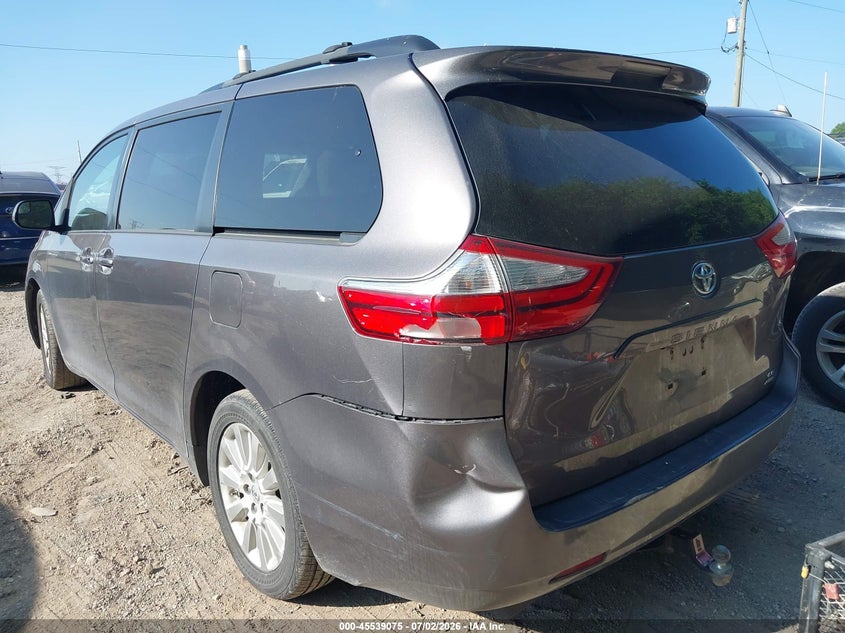 2015 Toyota Sienna VIN 5TDJK3DC9FS126206 IAAI salvage auction — NORMAL WEAR, Clear (Indiana), sold $2,750 on 2026-07-22 (photo 6)