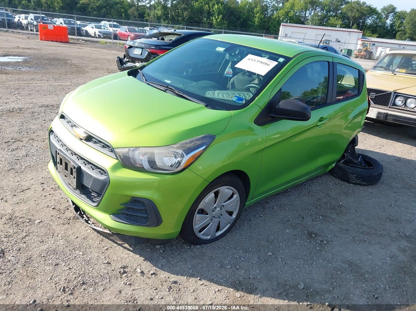 2016 Chevrolet Spark VIN KL8CB6SA6GC560929 IAAI salvage auction — REAR END, Clear (Virginia), sold $600 on 2026-07-31 (photo 2)