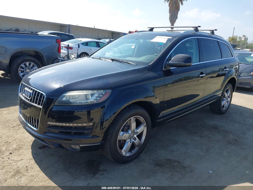 2013 Audi Q7 VIN WA1LMAFE2DD017109 IAAI salvage auction — RIGHT SIDE, Salvage Title, sold $2,500 on 2026-07-22 (photo 2)
