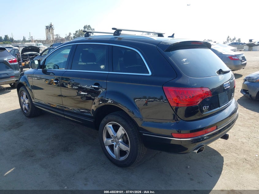 2013 Audi Q7 VIN WA1LMAFE2DD017109 IAAI salvage auction — RIGHT SIDE, Salvage Title, sold $2,500 on 2026-07-22 (photo 3)