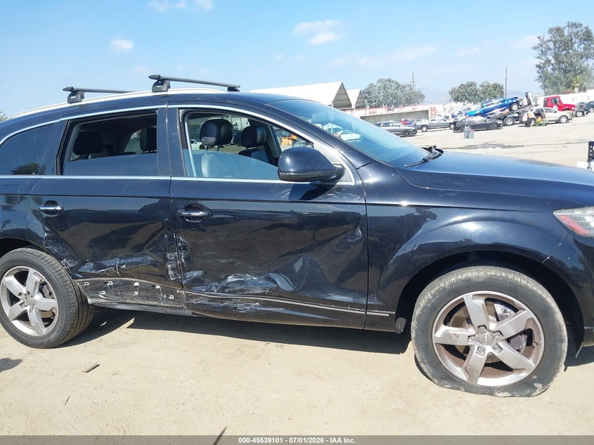 2013 Audi Q7 VIN WA1LMAFE2DD017109 IAAI salvage auction — RIGHT SIDE, Salvage Title, sold $2,500 on 2026-07-22 (photo 6)