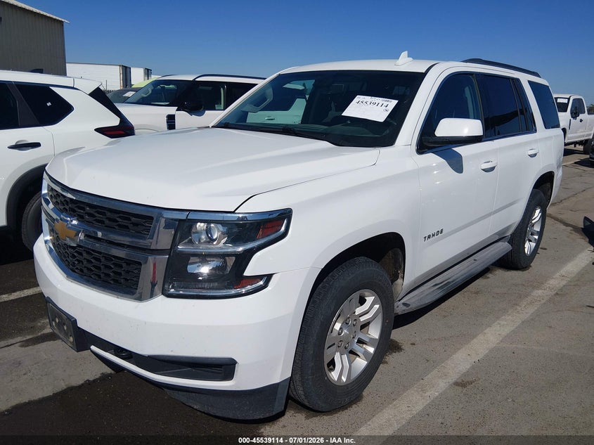 2017 Chevrolet Tahoe VIN 1GNSKAEC6HR296877 IAAI salvage auction — FRONT END, SF97 (California), sold $19,950 on 2026-08-27 (photo 2)