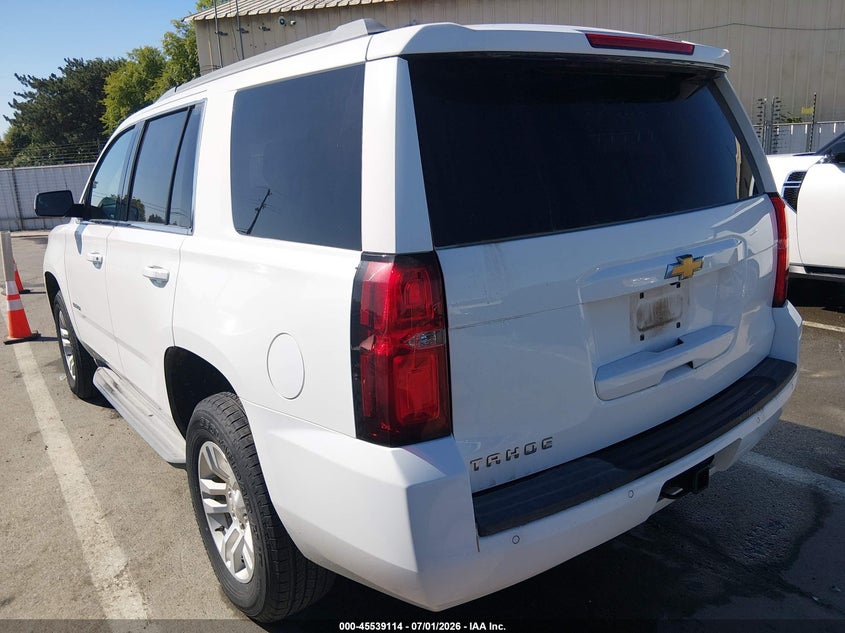 2017 Chevrolet Tahoe VIN 1GNSKAEC6HR296877 IAAI salvage auction — FRONT END, SF97 (California), sold $19,950 on 2026-08-27 (photo 3)