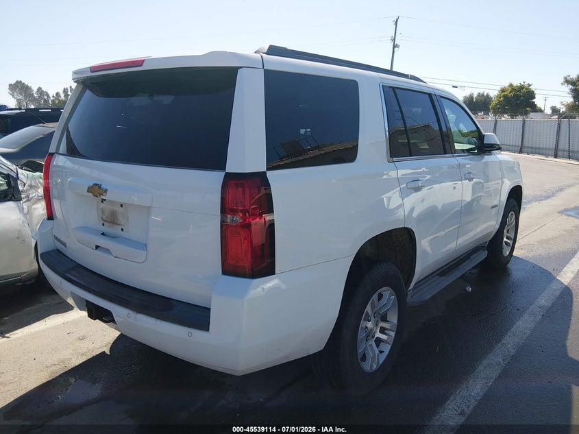 2017 Chevrolet Tahoe VIN 1GNSKAEC6HR296877 IAAI salvage auction — FRONT END, SF97 (California), sold $19,950 on 2026-08-27 (photo 4)