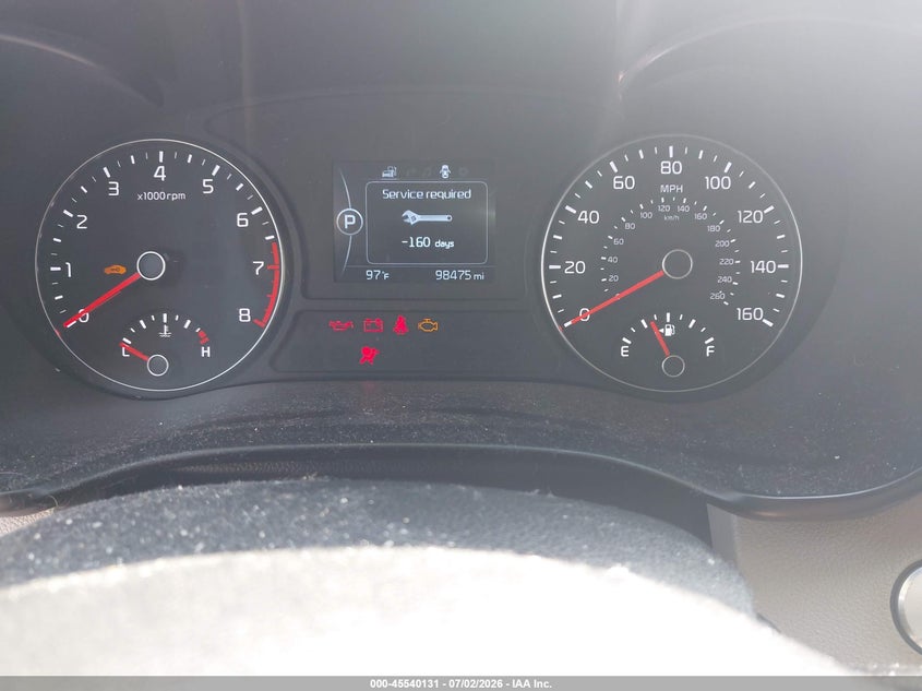 2016 Kia Optima VIN 5XXGU4L37GG092605 IAAI salvage auction — NORMAL WEAR, Clear (Illinois), sold $2,700 on 2026-07-06 (photo 7)