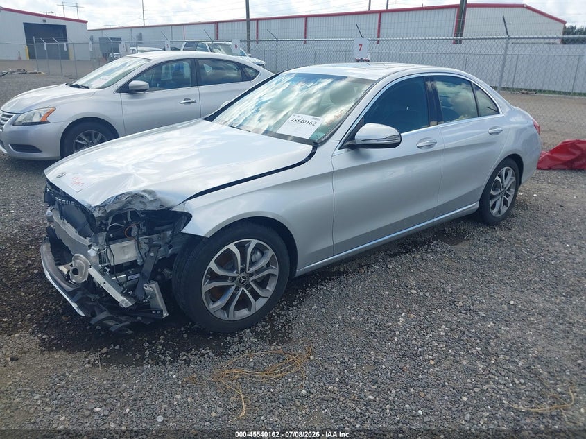 2018 Mercedes-benz C-klasse VIN 55SWF4JB8JU240091 IAAI salvage auction — FRONT END, Salvage (Louisiana), sold $8,625 on 2026-08-19 (photo 2)