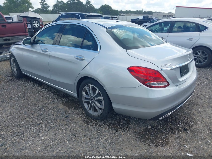 2018 Mercedes-benz C-klasse VIN 55SWF4JB8JU240091 IAAI salvage auction — FRONT END, Salvage (Louisiana), sold $8,625 on 2026-08-19 (photo 3)