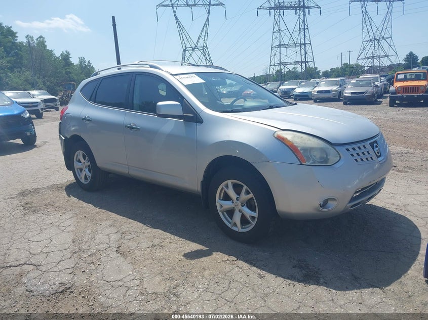 2010 Nissan Rogue VIN JN8AS5MV0AW119493 IAAI salvage auction — REAR END, Salvage (Pennsylvania), sold $225 on 2026-07-17 (photo 1)