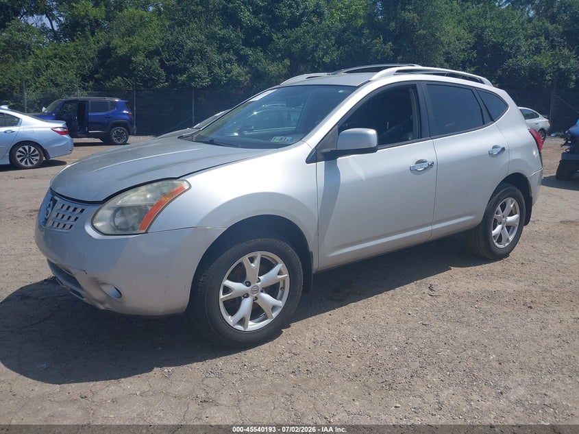 2010 Nissan Rogue VIN JN8AS5MV0AW119493 IAAI salvage auction — REAR END, Salvage (Pennsylvania), sold $225 on 2026-07-17 (photo 2)