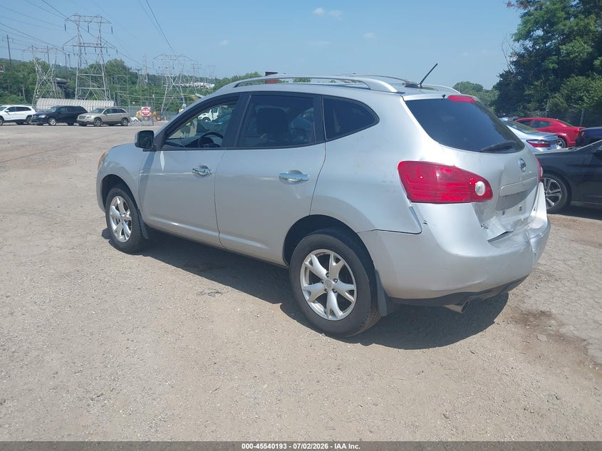 2010 Nissan Rogue VIN JN8AS5MV0AW119493 IAAI salvage auction — REAR END, Salvage (Pennsylvania), sold $225 on 2026-07-17 (photo 3)