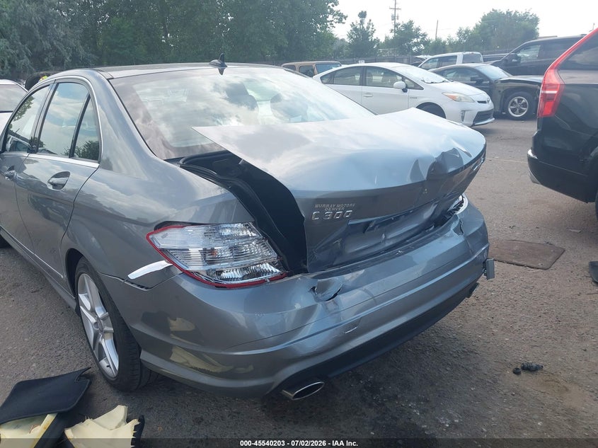 2011 Mercedes-benz C class VIN WDDGF8BB3BR176314 IAAI salvage auction — REAR END, Salvage (Colorado), sold $2,600 on 2026-08-21 (photo 6)