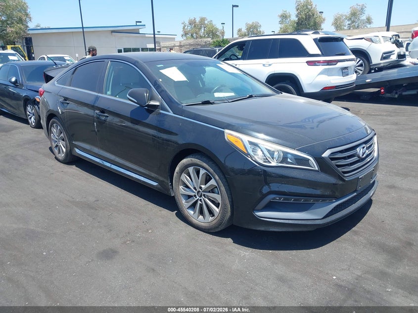 2017 Hyundai Sonata VIN 5NPE34AFXHH554278 IAAI salvage auction — SIDE, Salvage Certificate (California), sold $2,550 on 2026-07-31 (photo 1)