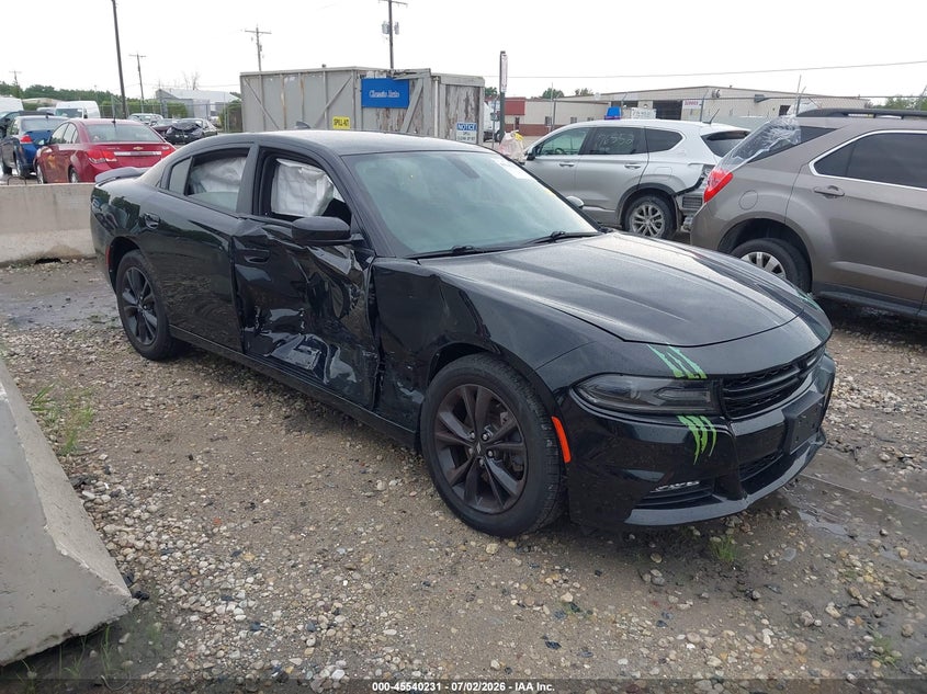 2020 Dodge Charger VIN 2C3CDXJG8LH200926 IAAI salvage auction — SIDE, Junk Bill Of Sale Mv2459 (Wisconsin), sold $3,600 on 2026-07-26 (photo 1)