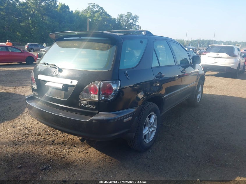 2000 Lexus Rx 300 VIN JT6HF10U3Y0105077 IAAI salvage auction — NORMAL WEAR, Clear (District Of Columbia), sold $875 on 2026-07-28 (photo 4)
