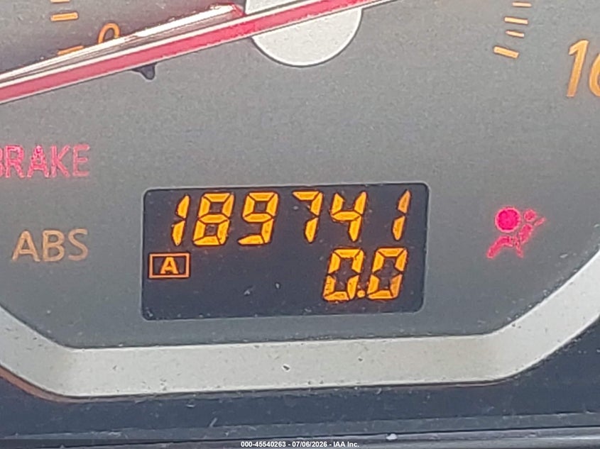 2007 Nissan Murano VIN JN8AZ08T67W507618 IAAI salvage auction — NORMAL WEAR, Clear (Mississippi), sold $375 on 2026-07-30 (photo 7)