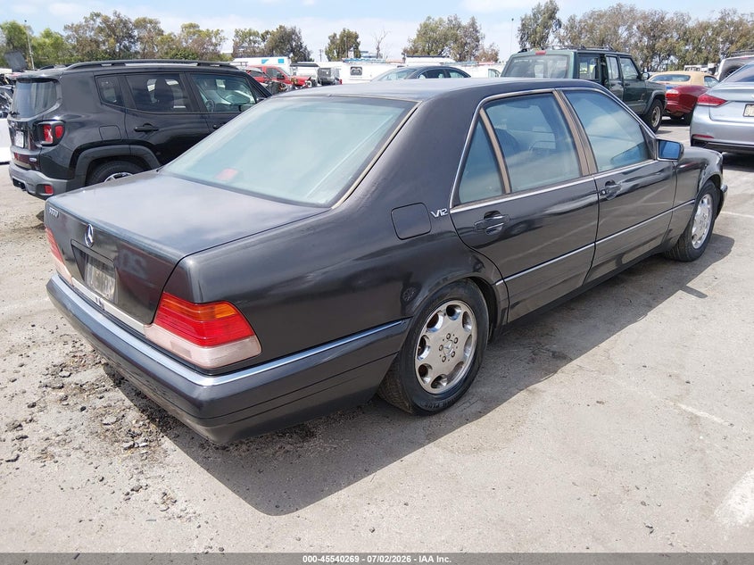 1995 Mercedes-benz S class VIN WDBGA57E7SA274057 IAAI salvage auction — NORMAL WEAR, Clear - Dealer Only (California), sold $9,600 on 2026-07-09 (photo 4)