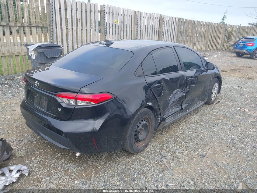 2020 Toyota Corolla VIN 5YFDPRAE7LP064316 IAAI salvage auction — RIGHT SIDE, Salvage (Virginia), sold $2,950 on 2026-07-27 (photo 4)