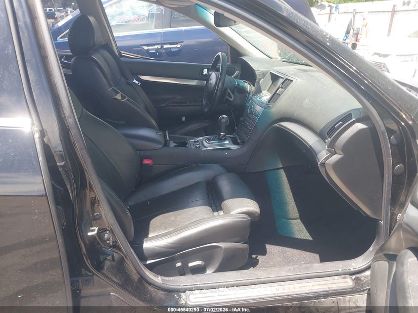 2010 Infiniti G37 VIN JN1CV6AR1AM454382 IAAI salvage auction — LEFT SIDE, Salvage (Utah), sold $850 on 2026-07-23 (photo 5)