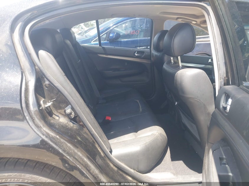 2010 Infiniti G37 VIN JN1CV6AR1AM454382 IAAI salvage auction — LEFT SIDE, Salvage (Utah), sold $850 on 2026-07-23 (photo 8)