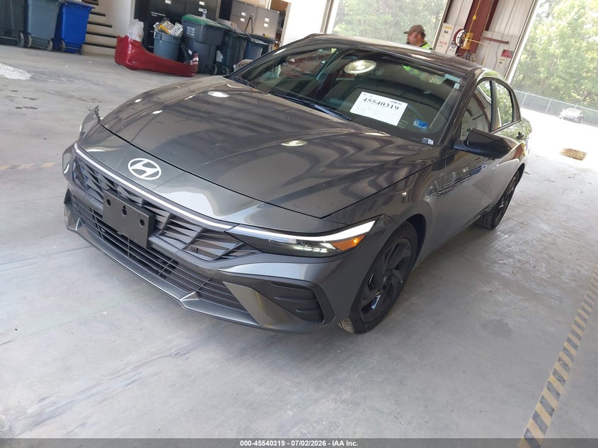 2026 Hyundai Elantra VIN KMHLM4DG3TU192961 IAAI salvage auction — FRONT END, Enterprise Vehicles Clear Only (Virginia), sold $12,300 on 2026-07-08 (photo 2)