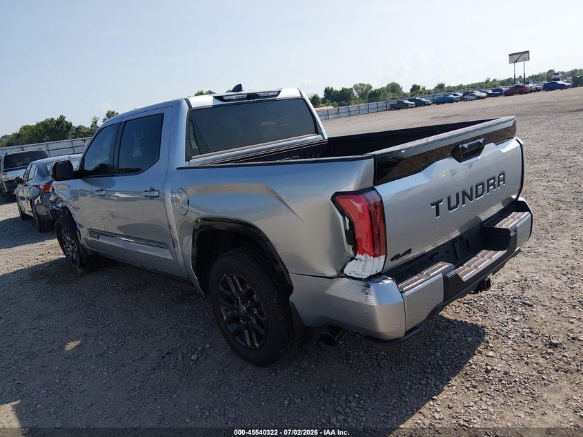 2025 Toyota Tundra VIN 5TFNA5DB3SX326137 IAAI salvage auction — FRONT END, Clear (Arkansas), sold $15,100 on 2026-07-29 (photo 3)