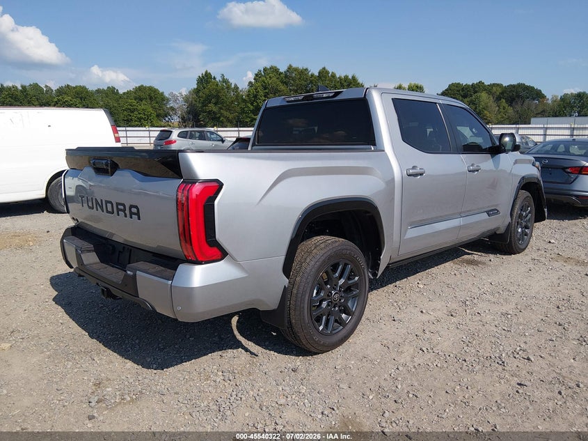 2025 Toyota Tundra VIN 5TFNA5DB3SX326137 IAAI salvage auction — FRONT END, Clear (Arkansas), sold $15,100 on 2026-07-29 (photo 4)