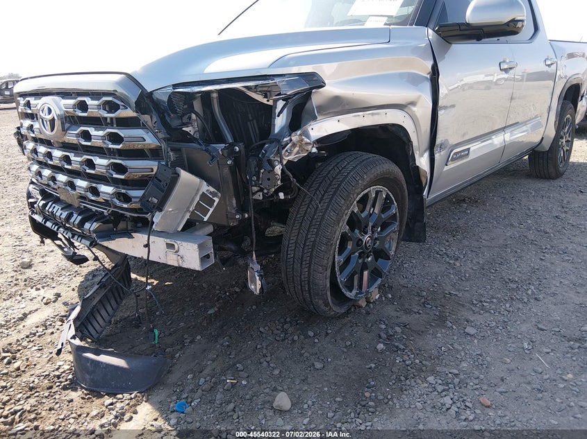 2025 Toyota Tundra VIN 5TFNA5DB3SX326137 IAAI salvage auction — FRONT END, Clear (Arkansas), sold $15,100 on 2026-07-29 (photo 6)