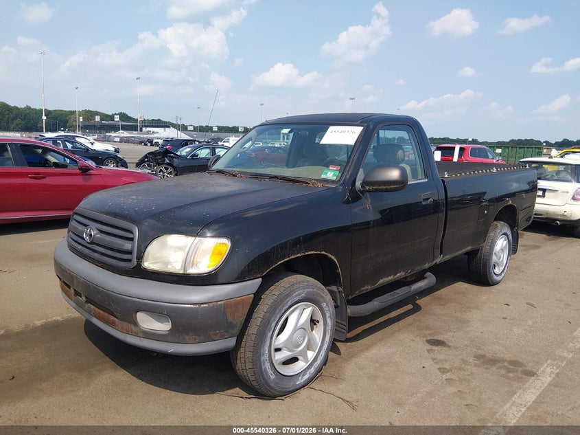 2001 Toyota Tundra VIN 5TBJN32141S184802 IAAI salvage auction — NORMAL WEAR, Clear (New Jersey), sold $2,075 on 2026-07-13 (photo 2)