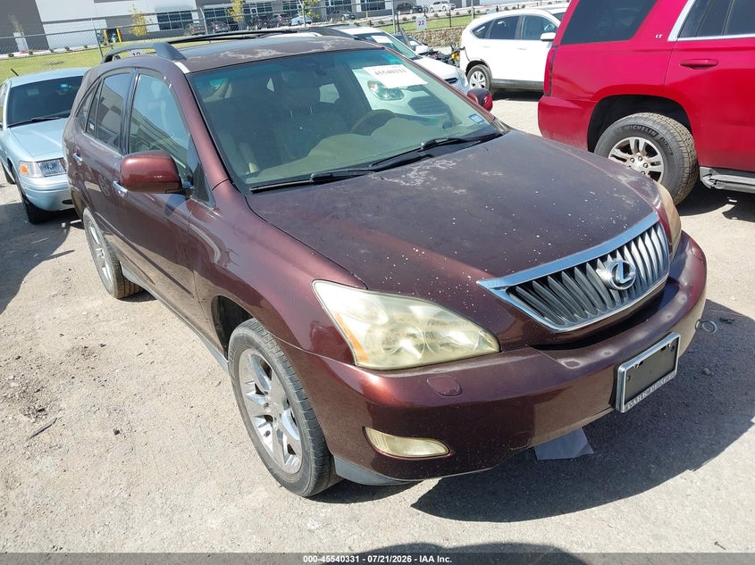 2008 Lexus Rx 350 VIN JTJGK31U180011819 IAAI salvage auction — NORMAL WEAR, Original (Texas), sold $675 on 2026-07-28 (photo 1)