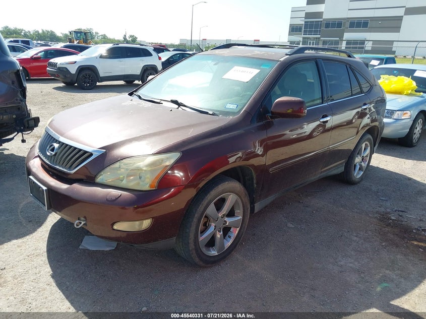 2008 Lexus Rx 350 VIN JTJGK31U180011819 IAAI salvage auction — NORMAL WEAR, Original (Texas), sold $675 on 2026-07-28 (photo 2)