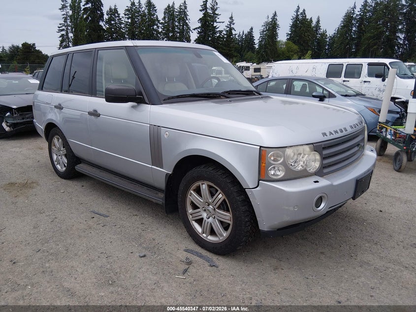 2008 Land rover RANGE ROVER VIN SALME15498A267186 IAAI salvage auction — NORMAL WEAR, Clear (Washington), sold $425 on 2026-07-22 (photo 1)