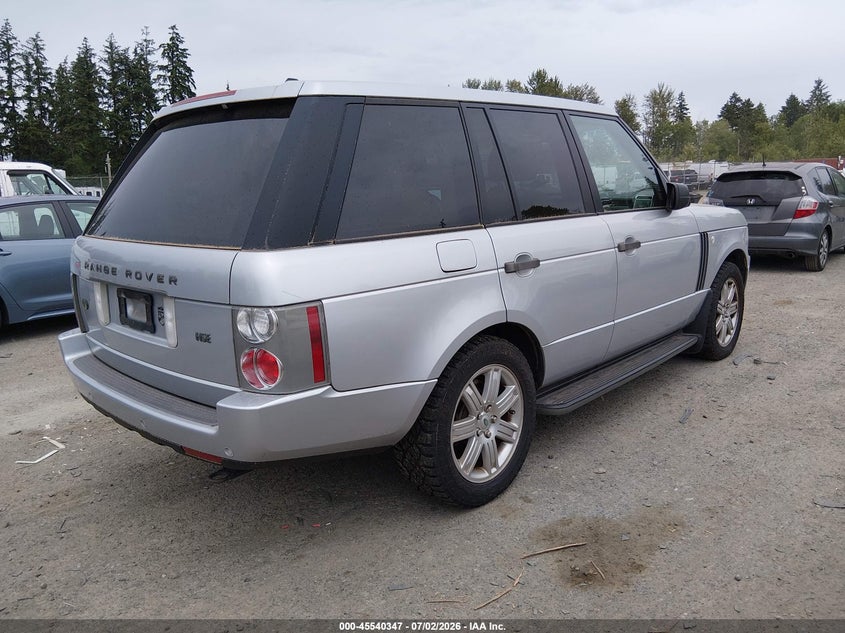 2008 Land rover RANGE ROVER VIN SALME15498A267186 IAAI salvage auction — NORMAL WEAR, Clear (Washington), sold $425 on 2026-07-22 (photo 4)