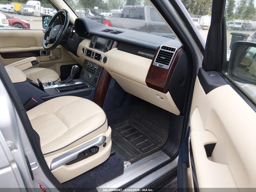 2008 Land rover RANGE ROVER VIN SALME15498A267186 IAAI salvage auction — NORMAL WEAR, Clear (Washington), sold $425 on 2026-07-22 (photo 5)