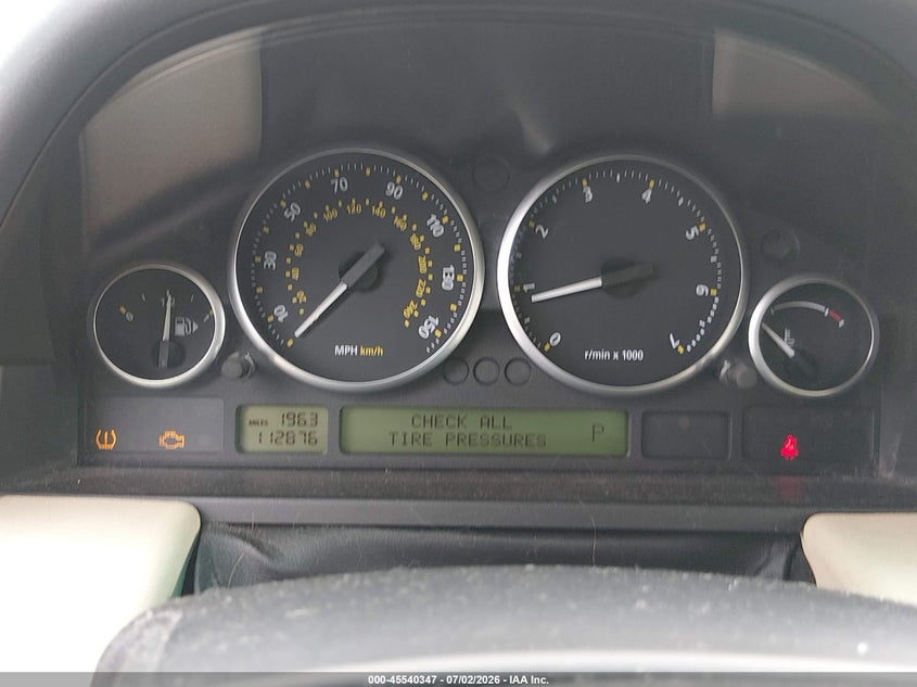 2008 Land rover RANGE ROVER VIN SALME15498A267186 IAAI salvage auction — NORMAL WEAR, Clear (Washington), sold $425 on 2026-07-22 (photo 7)
